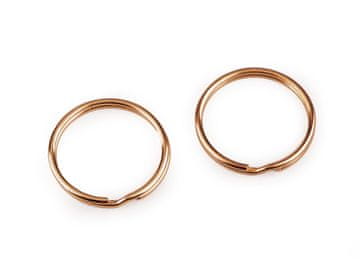 Obesek za ključe Ø25 mm - rožnato zlato (100 kosov)