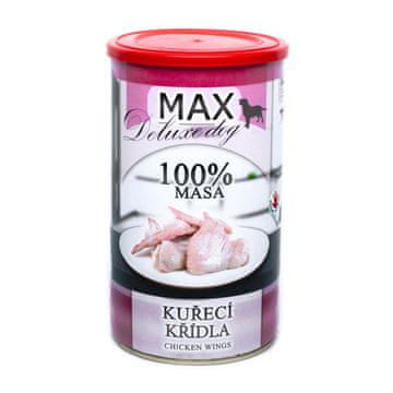 MAX Deluxe Dog piščančja krila, v pločevinki 1200 g