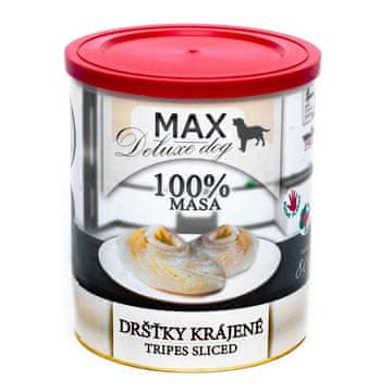 MAX Deluxe Dog narezane tripe, v konzervi 800 g