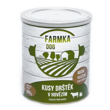 FARMKA Pes z drobovino, konzerviran 800 g