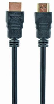 GEMBIRD Kabel HDMI-HDMI, 10 m, 1.4, M/M, zaščiten, pozlačeni kontakti, črn