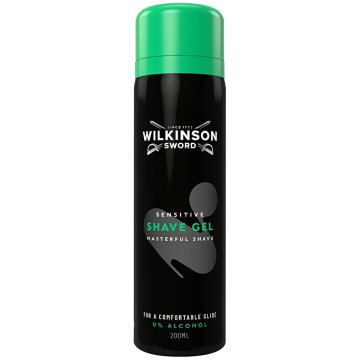 Wilkinson Sword Gel za britje Sensitive (gel za britje) 200 ml