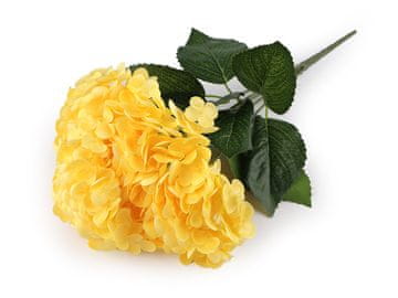 Umetni šopek hortenzij - rumena svetloba