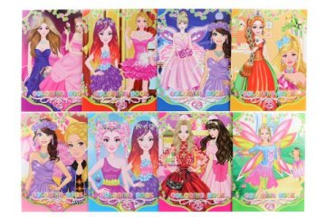 Barvanje stran dekleta