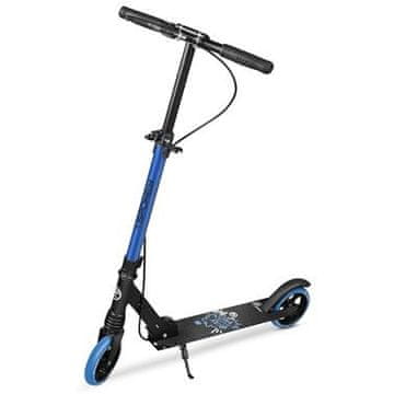 Spokey VACAY PRO Skuter z ročno zavoro, kolesa 145 mm, modra