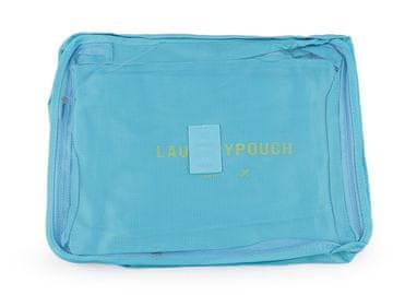 Organizator za potovalni kovček 6 kosov - svetlo modra