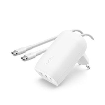 Belkin 67W PD 3.1 3-portni omrežni polnilnik USB-C + kabel