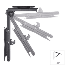 Hama Stropni nosilec za televizor, 200x200, zložljiv