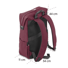 Hama Ultimate, nahrbtnik za prenosni računalnik do 16,2" (41 cm), rdeč