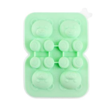 SILIKONSKI MODEL ZA LEDENE MEDVEDE 14,5X11X3CM ZELEN