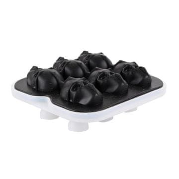 SILIKONSKI KALUP ZA LED 6 KOSOV LOBANJE 13,5X13,2X5,3CM