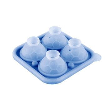 SILIKONSKI KALUP ZA LED 4 KOSI ŽOGE 10,5X10,5X4,5 CM