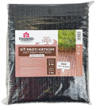 Mreža proti moljem Rosteto - 3 x1 m črna