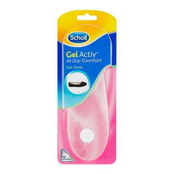 Scholl GelActiv Vložki za čevlje z ravnim podplatom 1 par