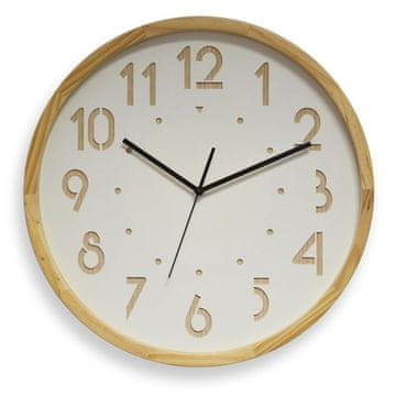 Orium Stenska ura OSLO Silent - premer 41 cm, bela/b