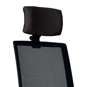 Naglavni naslon za stol Omnia, temno siv