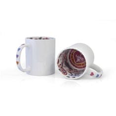 Vrč za tiskanje - 330 ml, bel, motiv Love