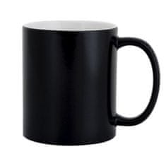 Vrč za tiskanje Magic - 330 ml, mat, črn