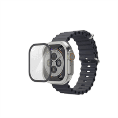 Hama Super Hybrid, zaščita zaslona za Apple Watch Ultra/Ultra 2, 49 mm, odporna proti razbitju