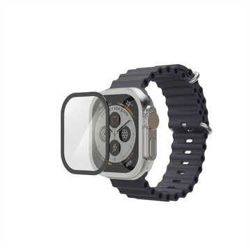 Hama Super Hybrid, zaščita zaslona za Apple Watch Ultra/Ultra 2, 49 mm, odporna proti razbitju