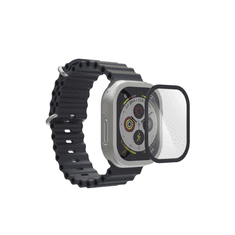 Hama Super Hybrid, zaščita zaslona za Apple Watch Ultra/Ultra 2, 49 mm, odporna proti razbitju