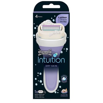 Wilkinson Sword Intuition brivnik za suho kožo + 1 nadomestna glava