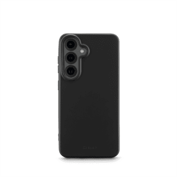 Hama Fantastic Feel, ovitek za Samsung Galaxy S25+, mehka površina, črn