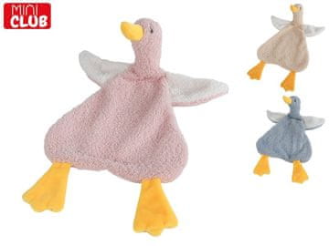 Mini klubska račka 40 cm - mešanica barv (roza, modra, oker)