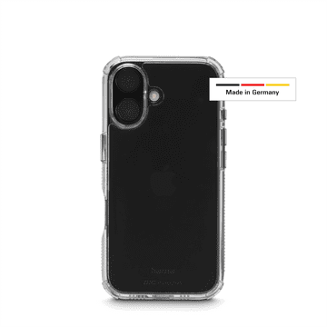 Hama Extreme Protect, ovitek za Apple iPhone 16, material D3O, ne rumenenje, prozoren