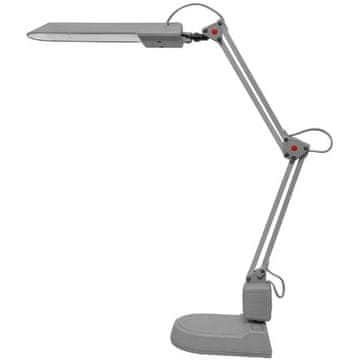 Namizna svetilka Ecolite Adept, srebrna