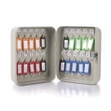 Donau Škatla za ključe - 20 ključev, siva