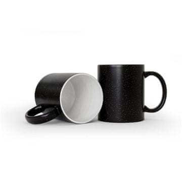 Vrč za tiskanje Magic - 330 ml, črn, SKY