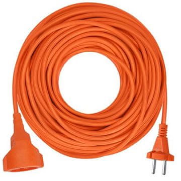Solight PS21 1z plavajoči kabel - priključek, 15 m, 2 x 1,5 mm2, oranžen