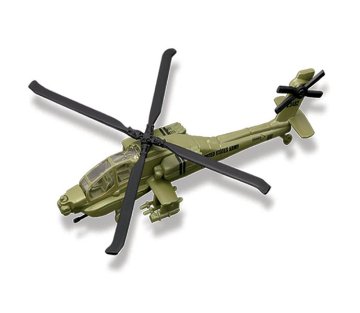 Maisto - Fresh Metal Tailwinds - letalo, AH-64 Apache, zeleno, blister