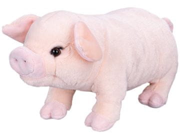 Domači prašiček plišast 33 cm stoječ