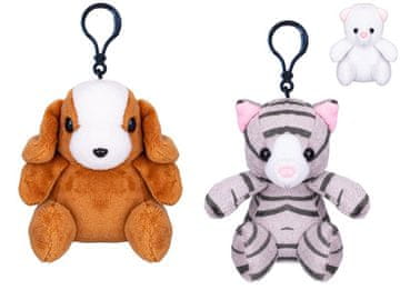 Plišasta žival/obesek za ključ 10 cm