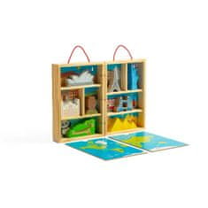 Bigjigs Toys Leseni potovalni igralni set