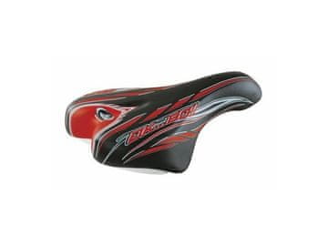 Otroško sedlo MONTE GRAPPA 996-RO črno/rdeče