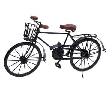 Dekoracija stoječe KOLESO 47 cm črno s košarico KO-A78100010kosi