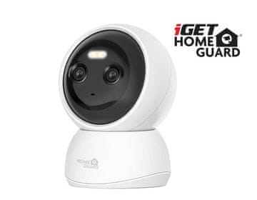 iGET HOMEGUARD HGWIP222 - IP kamera z dvema objektivoma, ločljivost 2K, 2x optika, z zvokom in nočnim vidom