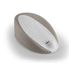 DOLU Otroška nedrseča kopalna blazina, siva, 20x55,5x35 cm