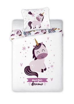 FARO posteljno perilo za otroško posteljico Unicorn Magic Bombaž, 100/135, 40/60 cm