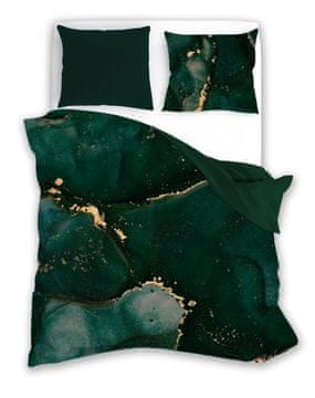 FARO Bombažni saten Mineral Green Bombaž - saten, 140/200, 70/90 cm