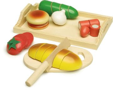 Small foot majhno stopalo Lesena rezina za prigrizek