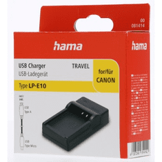 Hama Polnilec USB za Canon LP-E10