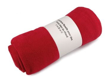 Mikroflanelna odeja 150x200 cm - rdeča