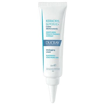 Ducray Keracnyl Glikol+ krema proti črnim pikam (krema za odpravljanje zamašitev) 30 ml