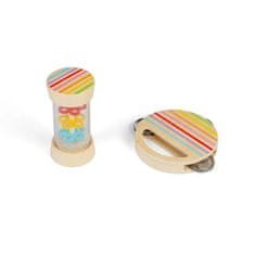 Bigjigs Toys Mini dežna palica in tamburin