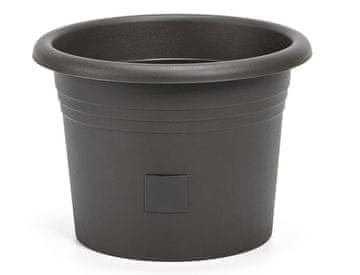 Plastia NARZA samoplačniški plastični cvetlični lonec d35x25cm, antracit
