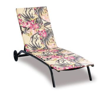 Blazina za ležalnik na plaži - prevleka na zadrgo - 55x195 cm - Amarylka